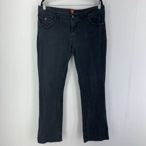 Vtg Ooh La La Sasson Womens 14 Bootcut Jeans Y2K Flap Pocket Grunge Cowgirl
